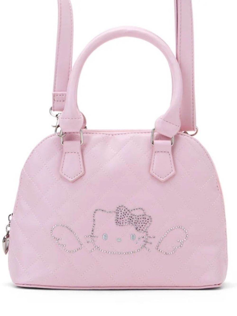 Sanrio EXCLUSIVE Hello Kitty Pink Quilted Dome “Keeping it Sassy” Satchel